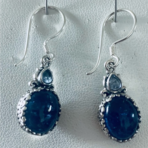 BALI LEGACY Tanzanite Earrings in Sterling Silver 10.60 ctw NWT - Picture 7 of 12